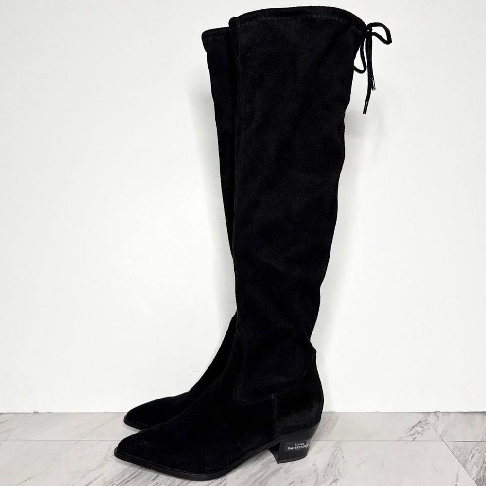 Blondo Black Suede Over the Knee Boot 8M